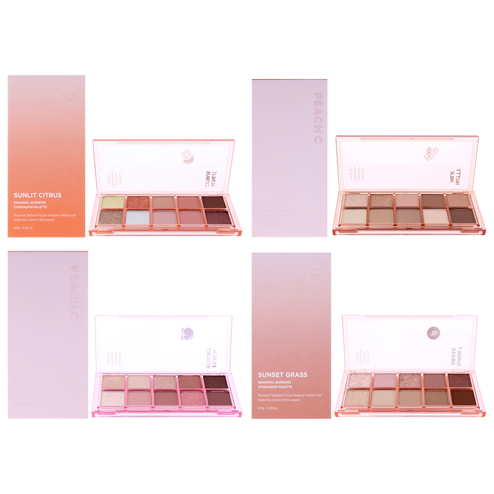 Seasonal Blending Eyeshadow Palette Kit by Peach C for Women - 4 Pc